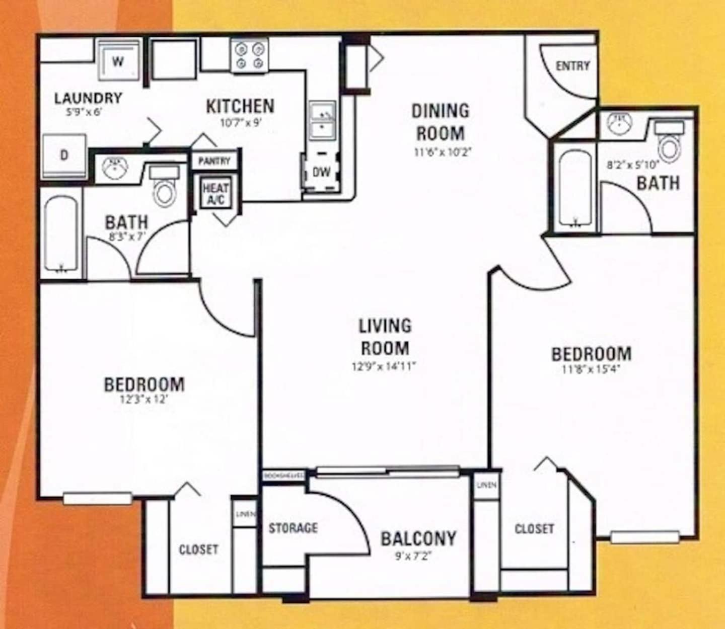 Apartment Stunning 2br2ba, 7 Miles From Theme Parks *